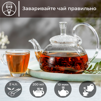 Иван-чай премиум класса "Зеленый Император" с листом малины 100г