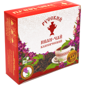 Русский Иван-чай Классический, 100 пакетиков с ярлычком