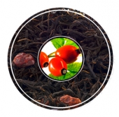 Иван-чай черный с шиповником ферментированный крупнолистовой