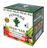 Русский Иван-чай со смородиной, яблоком и шиповником, 20 пирамидок, 40 г