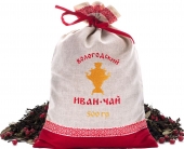 Вологодский Иван-чай с брусникой в льняном мешке 500 г