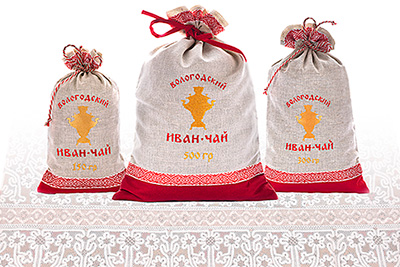Купить Вологодский Иван-чай в льняных мешках
