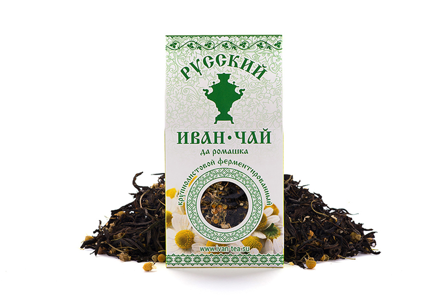 Russian Ivan Tea (Russian Willow herb Tea) with chamomile