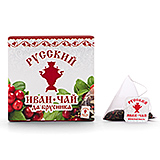 Купить Русский Иван-чай с брусникой в пирамидках оптом