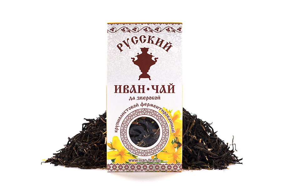Russian Ivan Tea (Russian Willow herb Tea) with tutsan