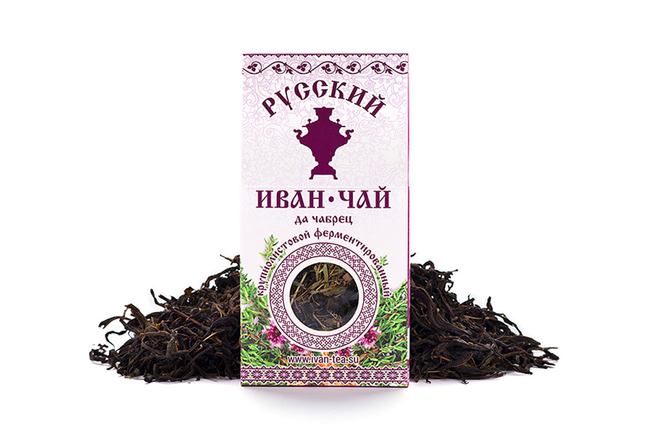 Russian Ivan Tea (Russian Willow herb Tea) with thyme