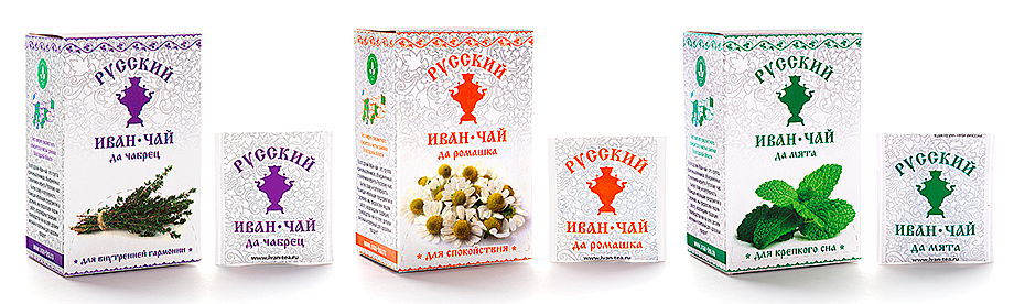 Иван-чай в пакетиках от компании Вологодский Иван-чай