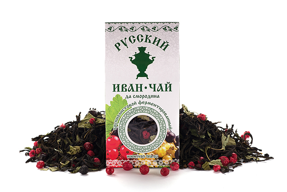 Russian Ivan Tea (Russian Willow herb Tea) with currants