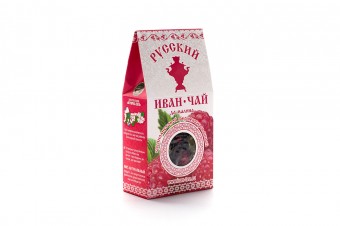 Русский Иван-чай ферментированный с малиной 50 гр.