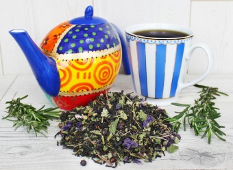 Русский Иван-чай с можжевельником, розмарином и саган-дайля, 250 грамм, дой-пак