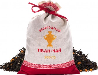 Вологодский Иван-чай с облепихой в льняном мешке 500 г